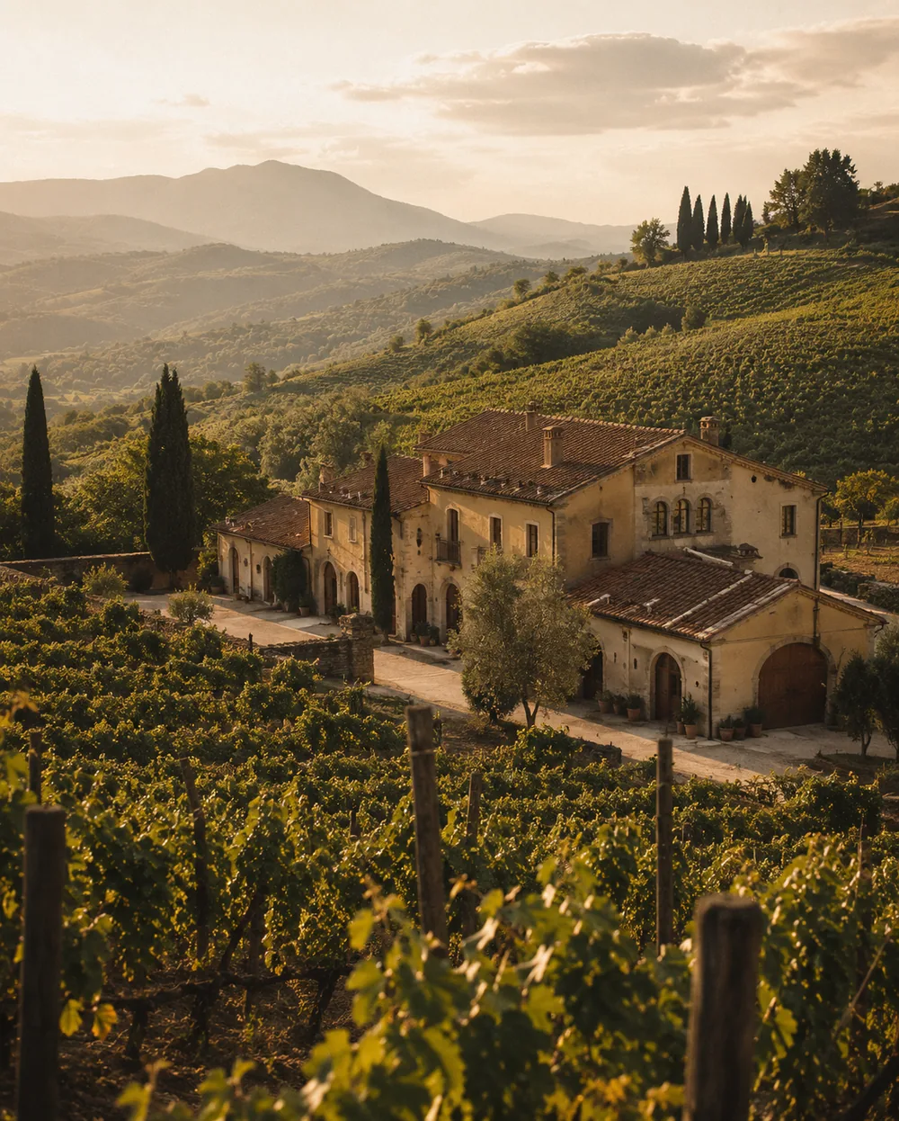 Viñedos y casa familiar de Domus Vini en el Véneto, Italia